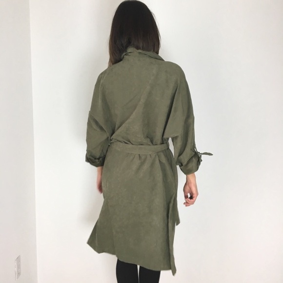 Best Seller Azalea suede long duster ring cinch. - Picture 5 of 6